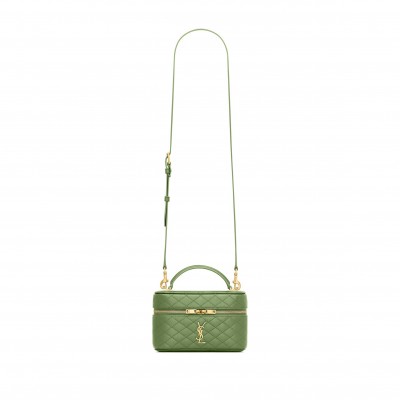 YSL GABY VANITY BAG IN LAMBSKIN 7667311EL073798 (18*11*6.5cm)